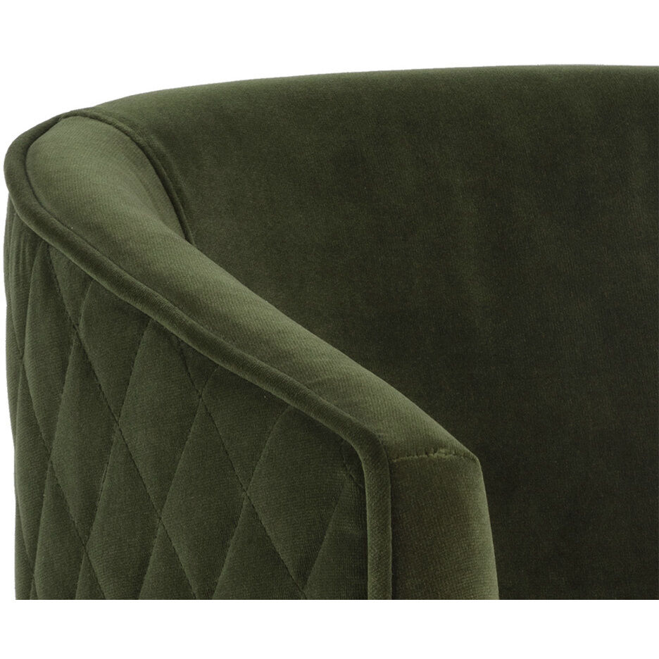 Cornella Forest Green Dining Armchair